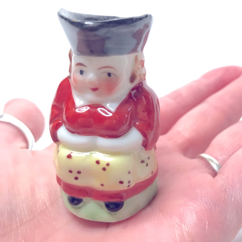 Toby miniature jug pitcher creamer vintage Japan